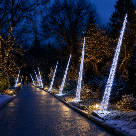 Ice Thorns, LED Lit, 47" to 236"