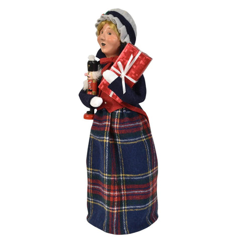 Nutcracker Family Woman Caroler Figurine, 13"