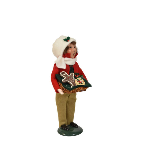 Sweets Family Boy Caroler Figurine, 10"