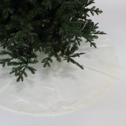 Velvet Tree Skirt, 60" Diameter (White)