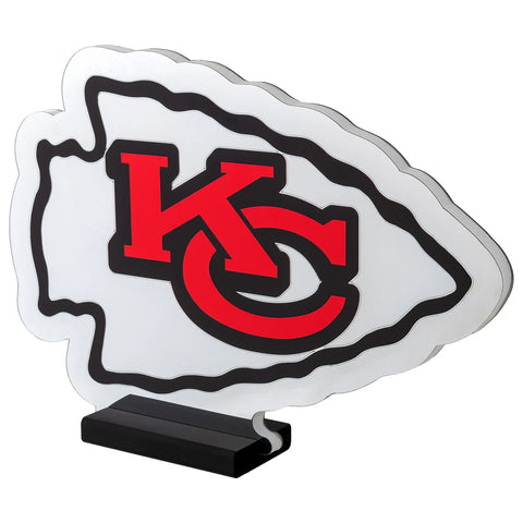 Kansas City Chiefs LED Infinity Logo Light, Acrylic, w/UL Plug, 15"