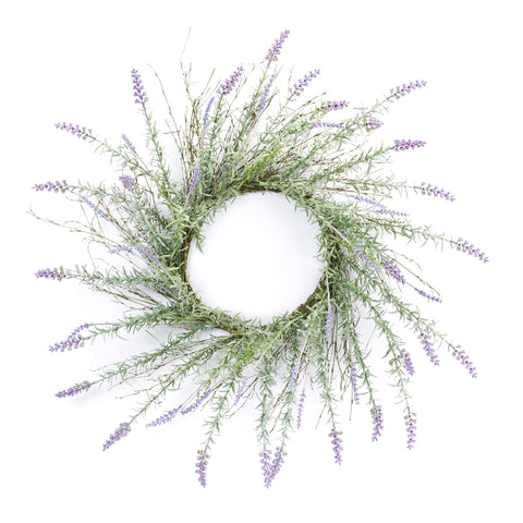 Lavender Wreath 28"D