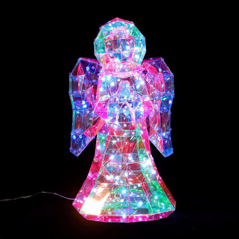 Prismatic Iridescent Praying Angel, 15"