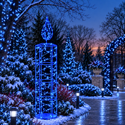LED Candle Struct Decoration, 79" (5 styles - sold individually)