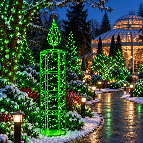 LED Candle Struct Decoration, 79" (5 styles - sold individually)