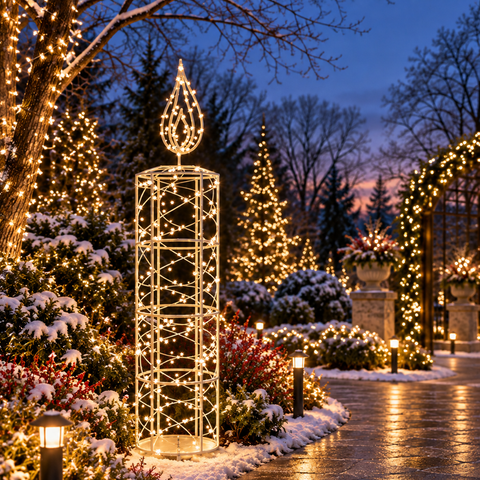 LED Candle Struct Decoration, 79" (5 styles - sold individually)