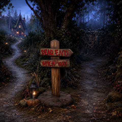 Large Dead End Sign Decoration, 47"