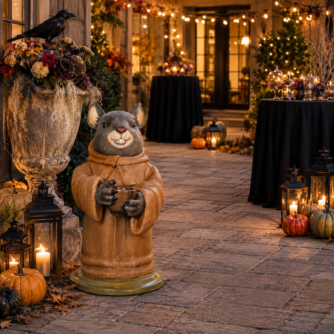 Large Fiberglass Mice The Grogu Halloween Figure, 37"