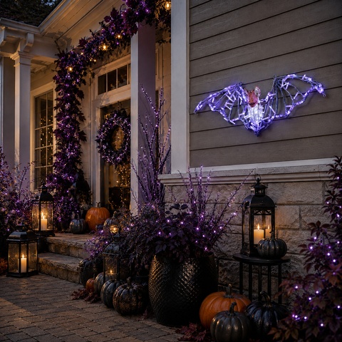 Large LED Bat Decoration, 31"