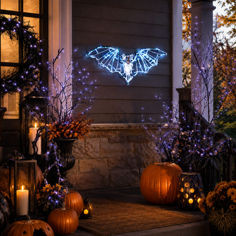 Large LED Bat Decoration, 31"