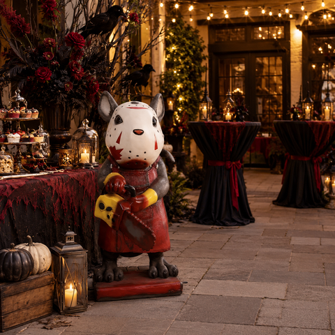 Large Mice The Killer Chainsaw Halloween Figure, 40"