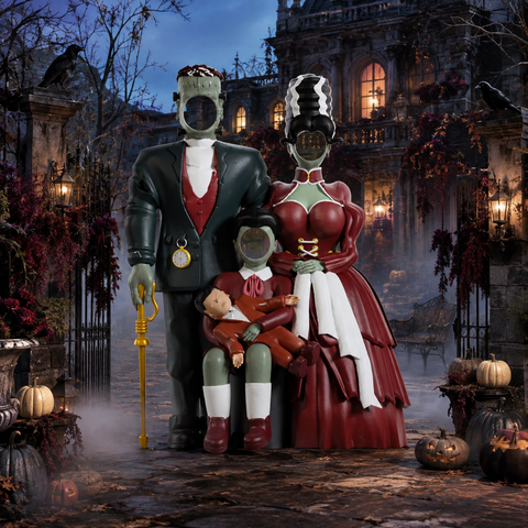 Large Monster Family Halloween Photo Op Display, 183"