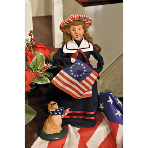 Lady Liberty Caroler Figurine, 13"