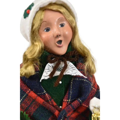 Ornament Family Woman Caroler Figurine, 13"