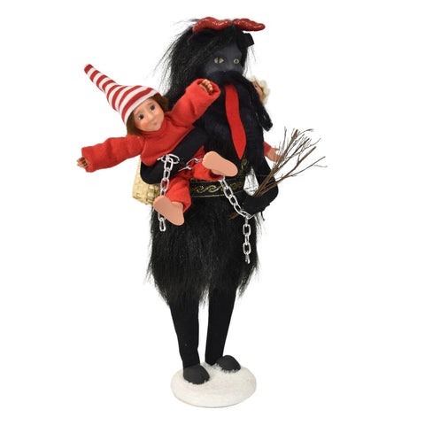 Krampus with Children Caroler Figurine, 13"