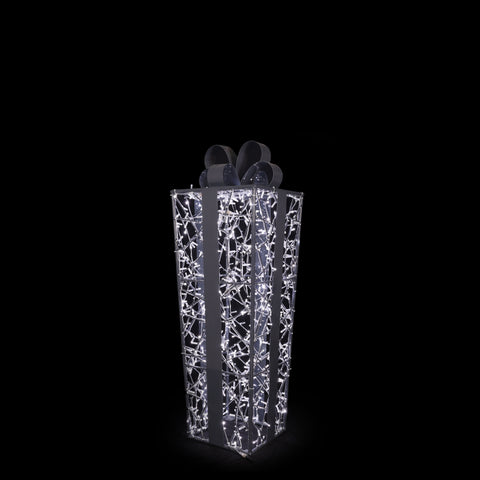 Small Struct Present, LED Lit (Gunmetal/Cold White), 4'6"