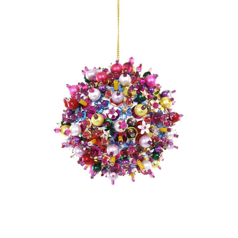 Magpie Bauble Sequin Ornament, 5"