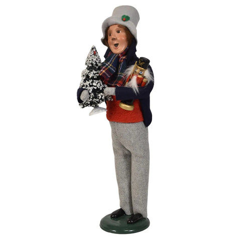 Nutcracker Family Man Caroler Figurine, 13"