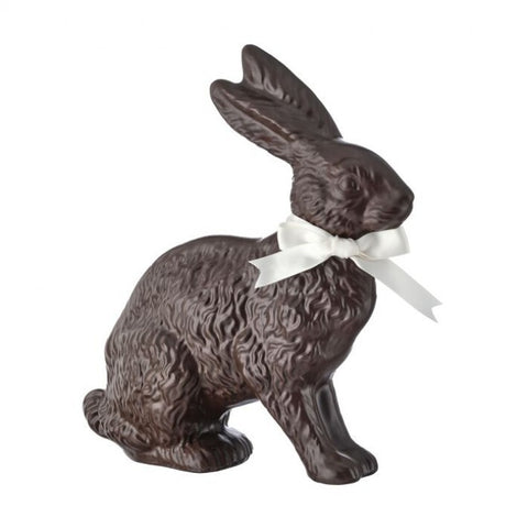 Resin Chocolate Bunny Figure, 10"