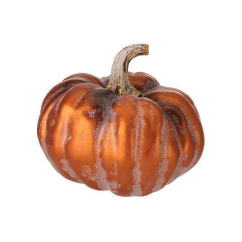 6" Metalic Autumn Latex Pumpkin (Copper)