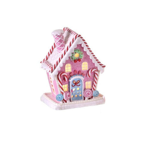 Claydough LED Candy House, 9.5" (2 styles - sold individually)