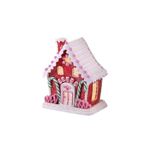 Claydough LED Candy House, 9.5" (2 styles - sold individually)
