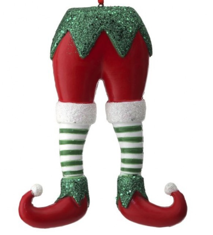 6" Plastic Elf Pants Ornament