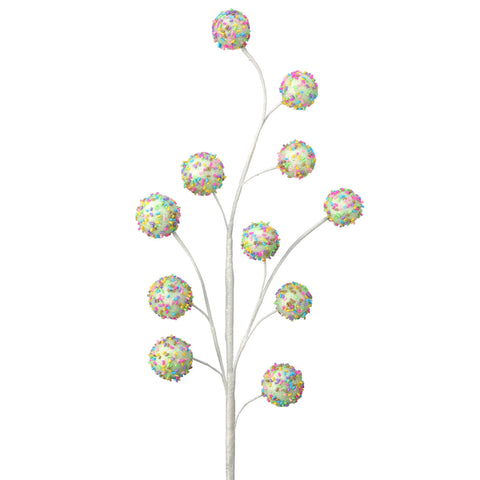 Sprinkles Candy Ball Spray, 27" (Green Multi)