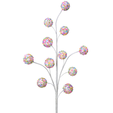 Sprinkles Candy Ball Spray, 27" (Pink Multi)