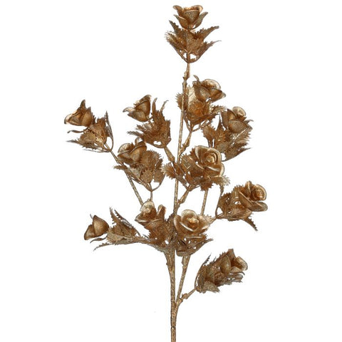 Painted Small Rose Spray, 19" (Champagne)