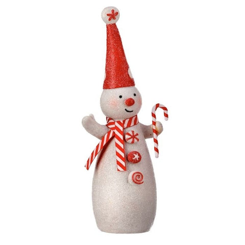 Resin Peppermint Snowman, 10" (2 styles - sold individually)