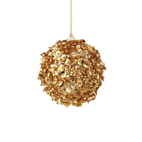 4" Glamour Sequin Ball Ornament