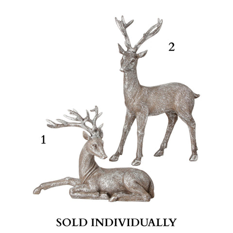 11-15" Resin Highlands Deer (2 Styles - Sold individually)