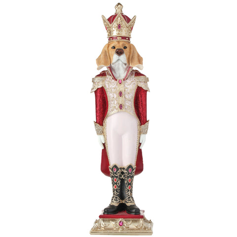 24" Resin Royal Court Dog Soldier