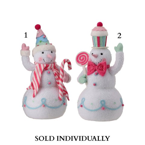 16.5" Fabric Soo Sweet Snowmen (2 Styles - Sold individually)