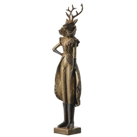 Resin Gentleman/Lady Deer, 17.5" (2 styles - sold individually)