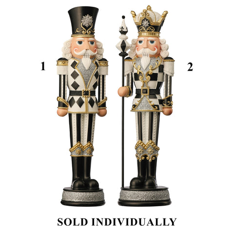 Resin Royal Nutcracker, 19" (2 styles - sold individually)