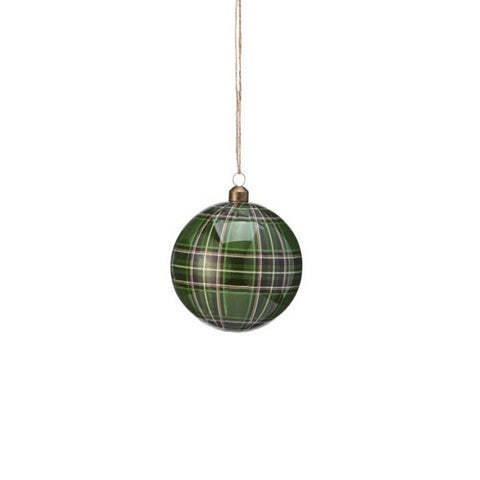 Gentlemen's Styro Plaid Ball, 4" (2 styles - sold individually)