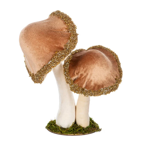 Mushroom Cluster Figurine