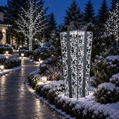 Medium Struct Present, LED Lit (Gunmetal/Cold White), 5'9"