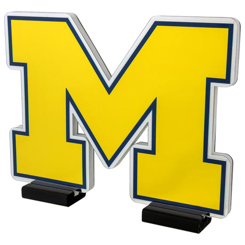 Michigan Wolverines LED Infinity Logo Light, Acrylic, w/UL Plug, 13.5"