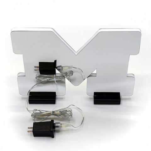 Michigan Wolverines LED Infinity Logo Light, Acrylic, w/UL Plug, 13.5"