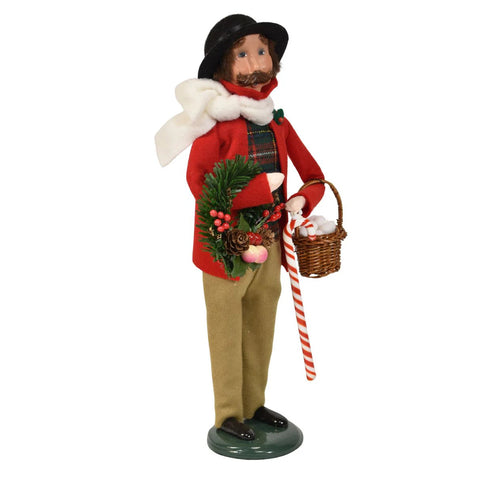 Sweets Family Man Caroler Figurine, 13"