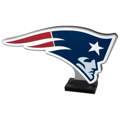 New England Patriots LED Infinity Logo Light, Acrylic, w/UL Plug, 8"