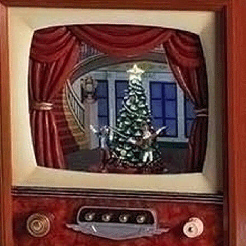 Lighted Musical Nutcracker Ballet Animated TV, 8.25"