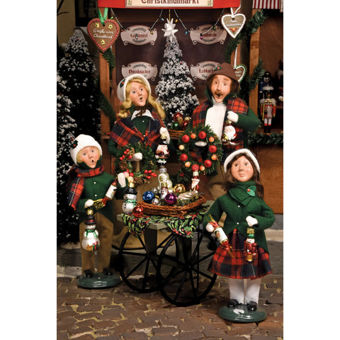 Ornament Family Girl Caroler Figurine, 10"