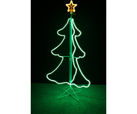 5' Neon Flex Christmas Tree