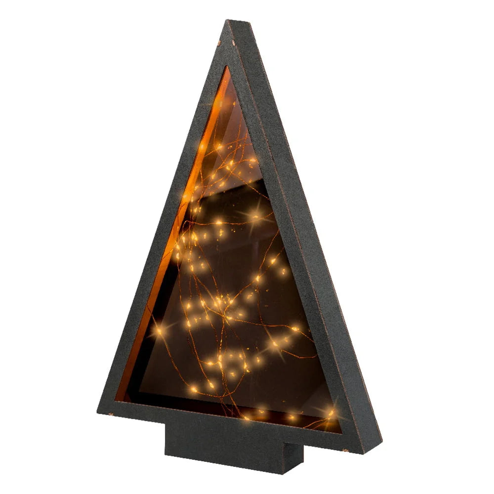 18.5" Micro LED Frame Plywood Tree