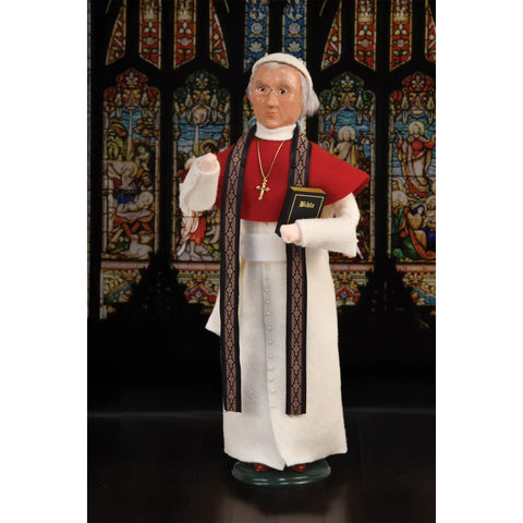 The American Pope Caroler Figurine, 13"