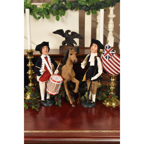 Revolutionary Drummer 1776 Caroler Figurine, 13"
